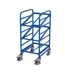 Variofit sw-610.100 Τρόλεϊ Μεταφοράς για Κουτιά Euro με Επικλινή Ράφια για Φορτίο Βάρους ως 200kg