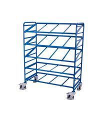Variofit sw-610.300 Τρόλεϊ Μεταφοράς για Κουτιά με Επικλινή Ράφια για Φορτίο Βάρους ως 250kg