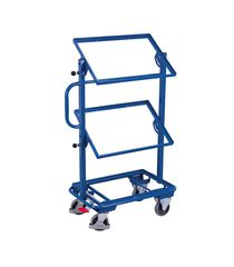 Variofit sw-400.802 Τρόλεϊ Μεταφοράς 3 Επιπέδων με Επικλινή Ράφια για Φορτίο Βάρους ως 200kg