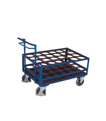 Variofit sw-700.287 Τρόλεϊ Μεταφοράς Φιαλών με Χειρόφρενο για Φορτίο Βάρους ως 500kg
