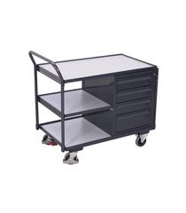 Variofit sw-600.775 Πάγκος Εργασίας Κινητός ESD για Φορτίο Βάρους ως 250kg
