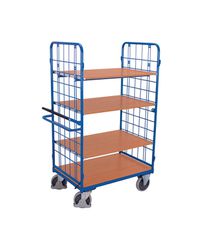 Variofit sw-700.280 Τρόλεϊ Μεταφοράς 4 Επιπέδων με Χειρόφρενο για Φορτίο Βάρους ως 500kg
