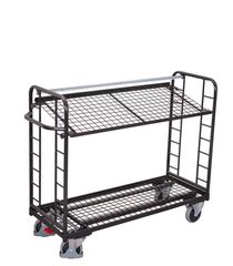 Variofit sw-540.223/AG Τρόλεϊ Μεταφοράς 2 Επιπέδων με Επικλινή Ράφια για Φορτίο Βάρους ως 250kg