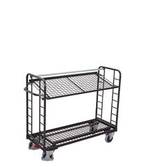Variofit sw-640.223/AG Τρόλεϊ Μεταφοράς 2 Επιπέδων με Επικλινή Ράφια για Φορτίο Βάρους ως 400kg