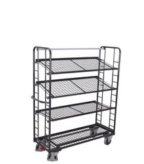 Variofit sw-540.212/AG Τρόλεϊ Μεταφοράς 4 Επιπέδων με Επικλινή Ράφια για Φορτίο Βάρους ως 250kg