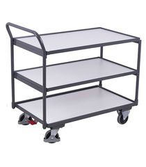 Variofit sw-600.657 Τρόλεϊ Μεταφοράς ESD 3 Επιπέδων για Φορτίο Βάρους ως 250kg