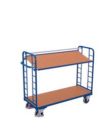 Variofit sw-540.200 Τρόλεϊ Μεταφοράς 2 Επιπέδων με Επικλινή Ράφια για Φορτίο Βάρους ως 250kg