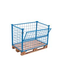 Variofit pa-080.028 Παλετοκιβώτιο Συναρμολογούμενο Τύπου 64 για Φορτίο Βάρους ως 1000kg