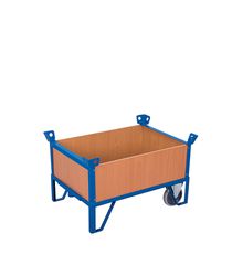 Variofit zu-1123 Πλατφόρμα Μεταφοράς με 2 Ρόδες και 4 Πλευρές για Φορτίο Βάρους ως 500kg