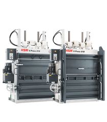 HSM V-Press 818 Πρέσα Ανακυκλώσιμων Διπλής θύρας
