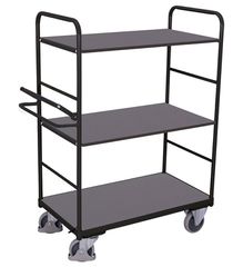 Variofit sw-600.265/AG Τρόλεϊ Μεταφοράς 3 Επιπέδων με Χειρόφρενο για Φορτίο Βάρους ως 250kg