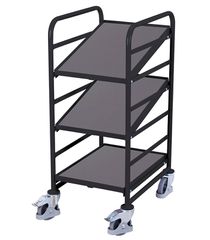 Variofit sw-610.101/AG Τρόλεϊ Μεταφοράς 3 Επιπέδων με Επικλινή Ράφια για Φορτίο Βάρους ως 200kg