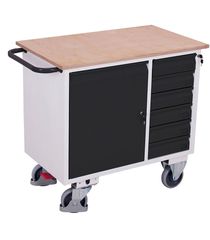 Variofit sw-985.001/AG Πάγκος Εργασίας Κινητός για Φορτίο Βάρους ως 400kg