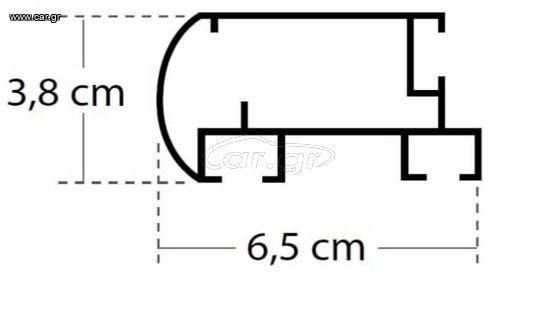 ΣΙΔΗΡΟΔΡΟΜΟΣ ΔΙΠΛΟΣ ΟΒΑΛ ΑΛΟΥΜΙΝΙΟΥ ANARTISI-thumb-1