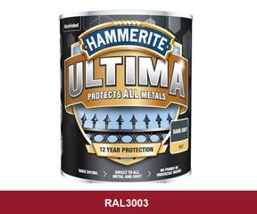HAMMERITE ULTIMA ΓΥΑΛΙΣΤΕΡΟ ΚΟΚΚΙΝΟ 750ml
