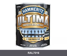 HAMMERITE ULTIMA ΓΥΑΛΙΣΤΕΡΟ ΓΚΡΙ ΣΚΟΥΡΟ 750ml
