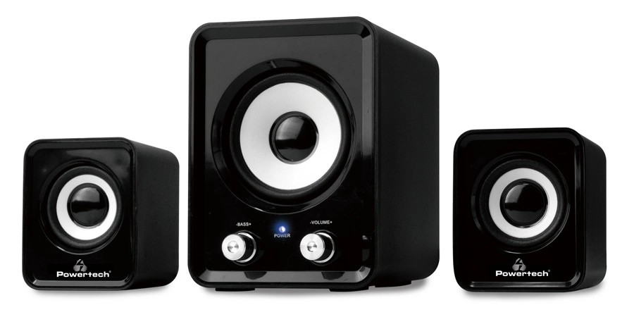 ΗΧΕΙΑ USB 2x3W ΜΑΥΡΑ POWERTECH PT-843
