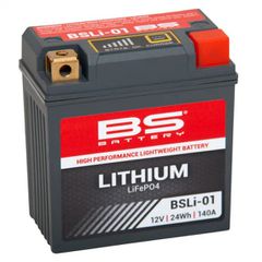 ΜΠΑΤΑΡΙΑ BS BATTERY BSLI-01 ΛΙΘΙΟΥ CCA 140 (YB3L-) KTM-HUSQVARNA-CRF250-450