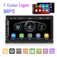 2DIN MP5 Player 7" οθόνη αυτοκίνητο με ασύρματο CarPlay & Android Auto, BT 5.1, FM, USB, τηλεκοντρόλ-thumb-10