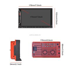 2DIN MP5 Player 7" οθόνη αυτοκίνητο με ασύρματο CarPlay & Android Auto, BT 5.1, FM, USB, τηλεκοντρόλ-thumb-17