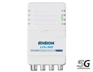 Edision LIA-301 ΕΝΙΣΧΥΤHΣ ΓΡΑΜΜΗΣ 5G UHF/VHF 20db 3out IEC