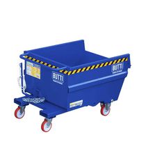Butti 752R Μεταλλικός Kάδος Ανατρεπόμενος Αντοχής Βάρους ως 1350kg Χωρητικότητας 750lt για Περονοφόρο