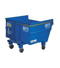 Butti 756R Μεταλλικός Kάδος Ανατρεπόμενος Αντοχής Βάρους ως 2000kg Χωρητικότητας 2300lt για Περονοφόρο