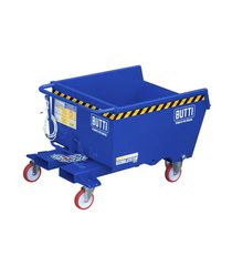 Butti 751RS Μεταλλικός Kάδος Ανατρεπόμενος Αντοχής Βάρους ως 1000kg Χωρητικότητας 500lt για Παλετοφόρο