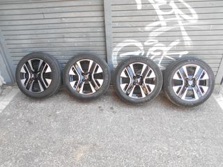 PEUGEOT 208 FACELIFT ΖΑΝΤΕΣ ΑΛΟΥΜΙΝΙΟΥ 16ΑΡΕΣ MICHELIN 195/55/16 dot3124 ΜΕ 300 km !!! - STELLAR PARTS