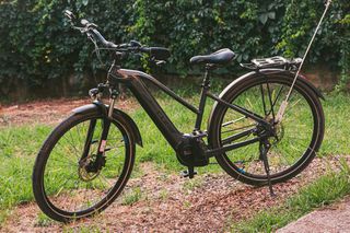 Ηλεκτρικά Ποδήλατα Cube 2022 Tourin Hybrid One 400 Trapeze - Grey 'n' Blue