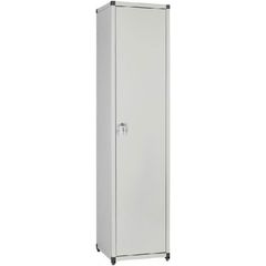 Bizzotto Ντουλάπα μεταλλική με 4 ράφι 43x44x183 cm Γκρι (BRICO1G)