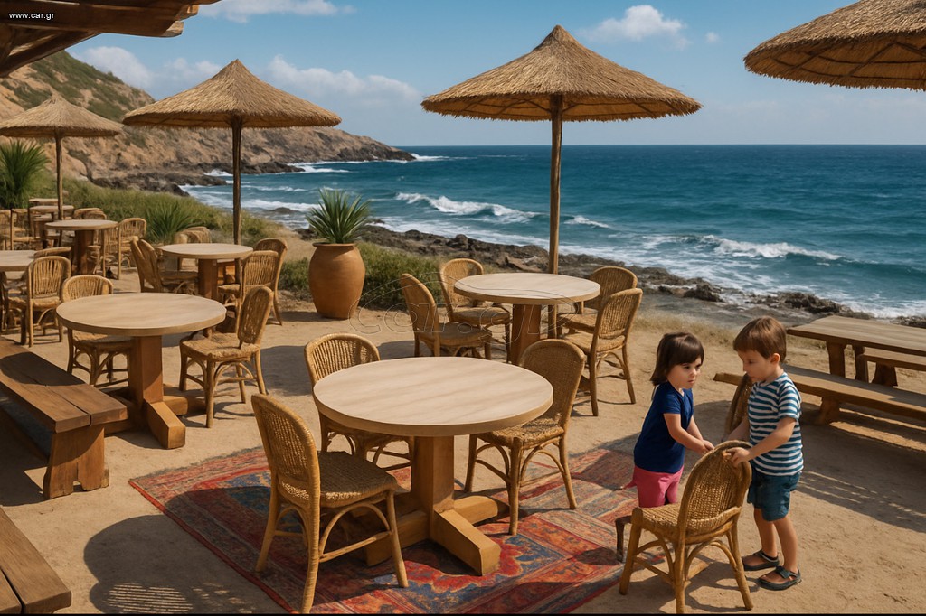 Τραπεζάκια για beach bar