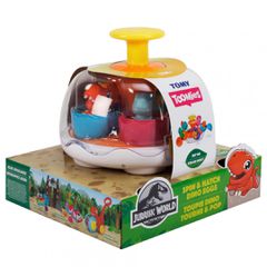 Tomy T73252 Παιχνίδι Ταξινόμησης Σχημάτων Jurassic World - Spin & Hatch Dino Eggs