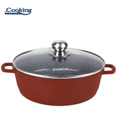 Heinner HR-JLG-J36JCR Ρηχή Κατσαρόλα από Αλουμίνιο 36x9.5 εκ. , 8.8 lt , CALABRIA