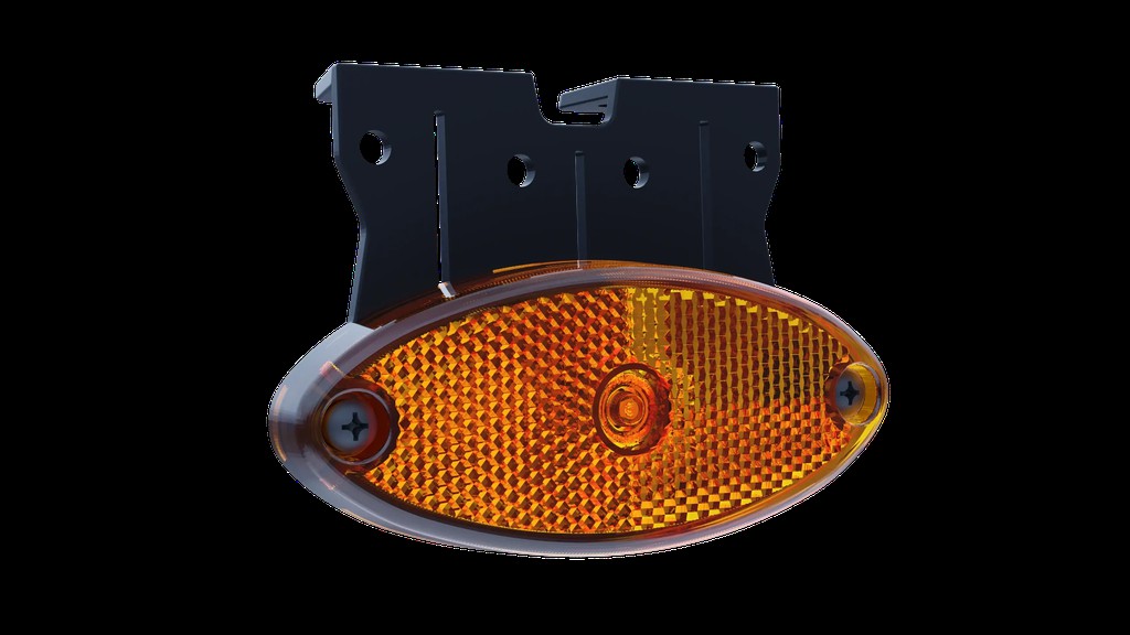 Φανάρι Όγκου Led Fristom 12-36V Πορτοκαλί Οβάλ