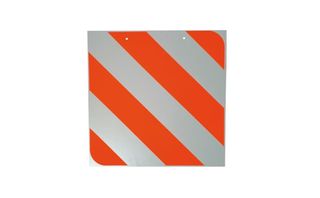 Πινακίδα PVC Φορτηγού Σήμανσης Ριγωτή 50x50cm