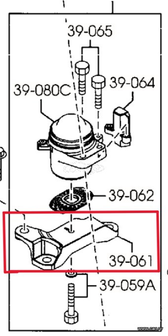 ΣΤΗΡΙΓΜΑ ΒΑΣΗΣ ΚΙΝΗΤΗΡΑ MAZDA CX7