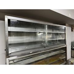 ΠΟΤΗΡΙΕΡΑ ΜΕ 2 ΡΑΦΙΑ ΚΑΙ ΤΖΑΜΙΑ – 190X70X30 CM - 65410