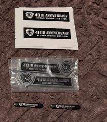 Mazda RX-8 40th anniversary badges set