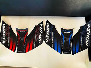 Suzuki V strom dl650 DL V-STROM 650XT  2014/2024 Αξεσουάρ Καινούρια Ανάγλυφα 3D Αυτοκόλλητα Τεπόζιτου / Ρεζερβουάρ