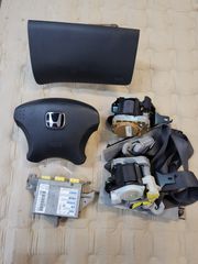 σετ αερόσακοι από HONDA CIVIC χρονολογία 2003 έως 2005 τιμή 350€ + ΦΠΑ αποστολή σε όλη την Ελλάδα