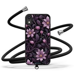 Oneplus 9 Pro - CrossBody Strap Θήκη με Universal Λουράκι Κινητού και σχέδιο Flower