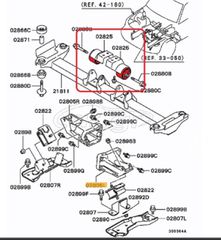 Συνεμπλόκ γέφυρας Mitsubishi PAJERO PININ