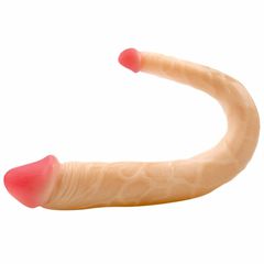 Brown Dildo with Real Skin Texture – 37.5cm-thumb-2