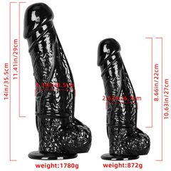 The Black Beast – Big Realistic Dildo M-thumb-3