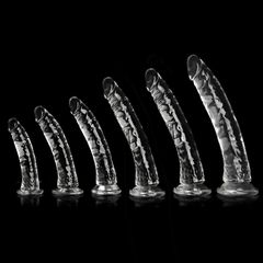 Clear RealFeel Cock –  No Testicles M-thumb-3