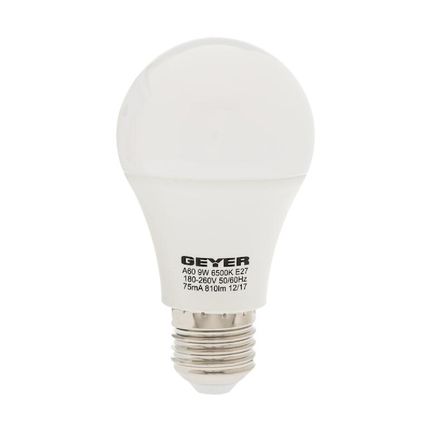 GEYER Λάμπα led Α60 E27 9.5W λευκό 1055LM 10W LACE2710E