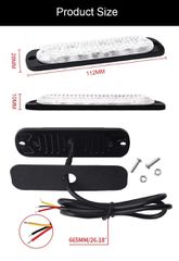 Φωτιστικό σώμα Strobo Μπλε χρώμα Κωδικός ST110 12-24V...SoundStreet...