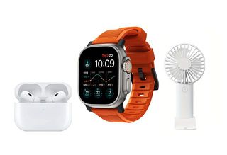 Bluetooth Smartwatch με οθόνη 2,3" για Android/iOs με 4 λουράκια + bluetooth earbuds + επαναφορτιζόμενο ανεμιστηράκι