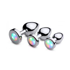 Light Up Large Anal Plug + Free Vibrating Ring-thumb-2